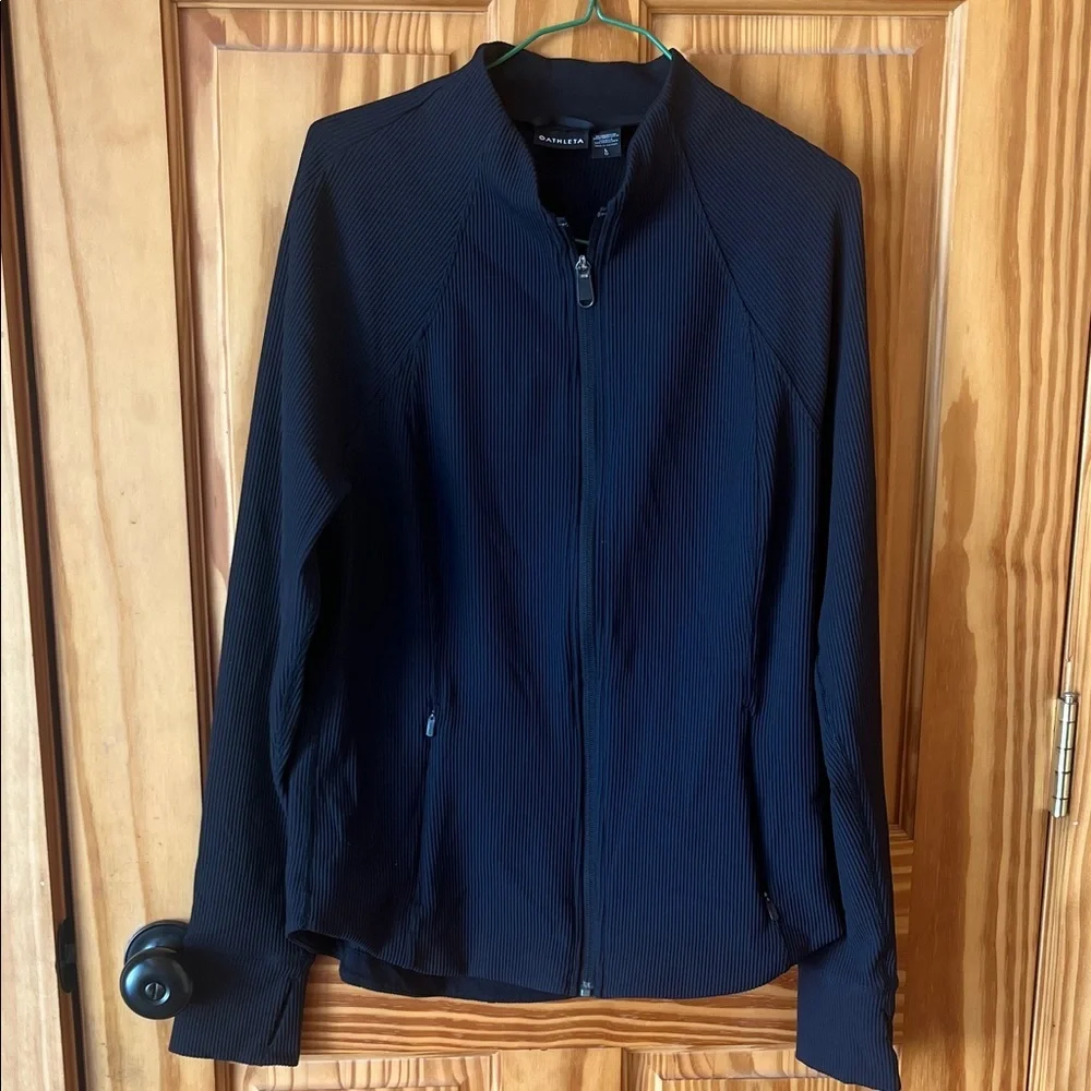 Athleta Black Women's Utility Jacket Size L - Picture 2 of 9